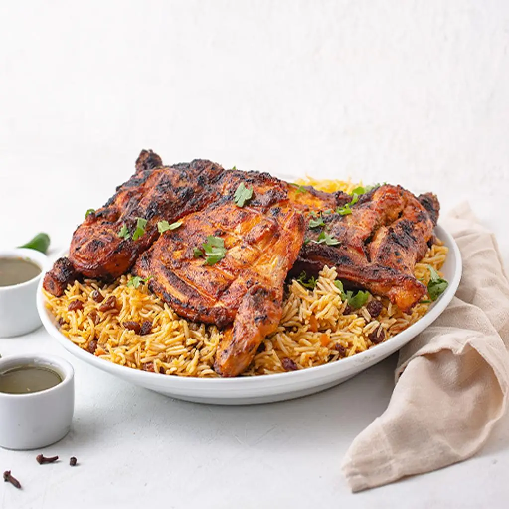 Charcoal Chicken with Rice